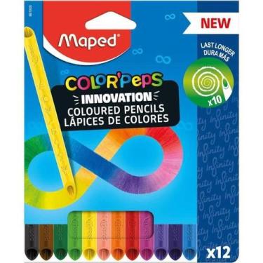 Imagem de Lapis de Cor Infinito Color Peps 12 Cores Maped 6009