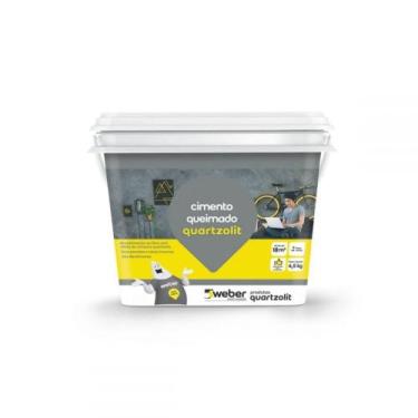 Imagem de Cimento Queimado 4,5kg Cinza Escuro Quartzolit