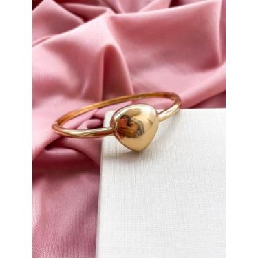 Imagem de Bracelete Semijoia com triângulo liso - Cacau Rosa