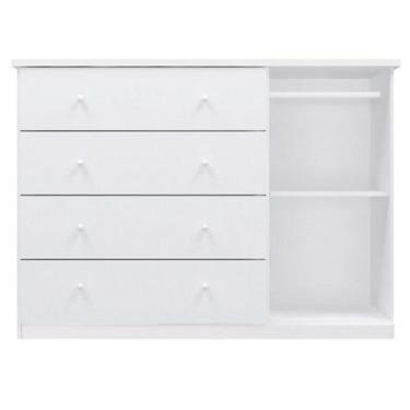 Imagem de Jogo de Quarto Modulado Infantil Eloísa Branco - Phoenix Baby