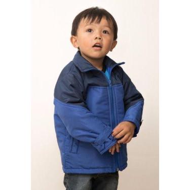 Imagem de Jaqueta acolchoada Infantil Juvenil Duas Cores Inverno - BLACK SAND, 4