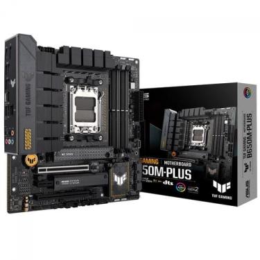 Imagem de Placa Mãe Asus TUF Gaming B650M-PLUS, Chipset B650, AMD AM5, mATX, DDR