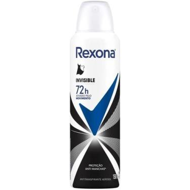 Imagem de Desodorante Antitranspirante Aerosol Rexona Invisible Feminino 72h 150