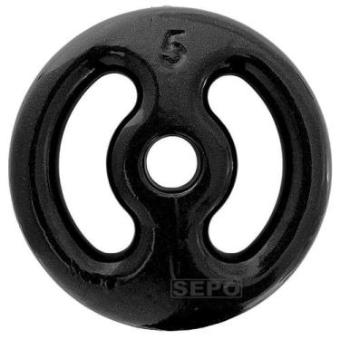 Imagem de Anilha 5kg emborrachada - FUNDIBAN