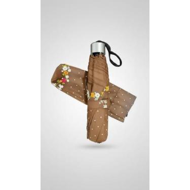 Imagem de Sombrinha Feminina Super Leve Estampa Floral Bolinha - Congratulations