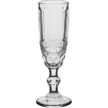 Imagem de Kit 6 Taças Olimpia Champanhe Transparente Vidro 19x7x7cm 160ml