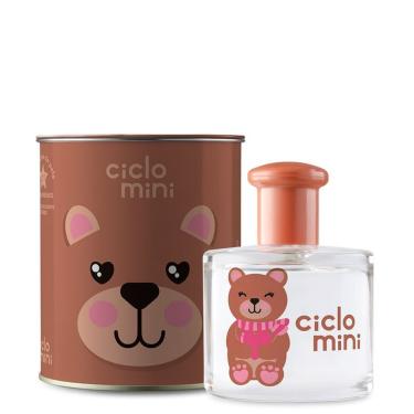 Imagem de Perfume Ursolina Mini Desodorante Colônia Infantil Feminino Floral Frutal 100ML Ciclo Cosméticos 1 Latinha