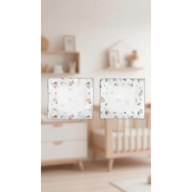Imagem de Kit 5 Fraldas de Pano Luxo Algodão 70cm x 70cm - Congratulations Store