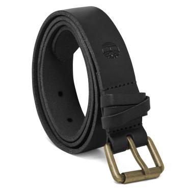 Imagem de Timberland Cinto de couro casual feminino para jeans, Preto (cruz cruzada), Small (30-36)