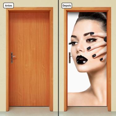 Imagem de Adesivo Decorativo de Porta - Salão de Beleza - 591cnpt