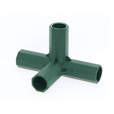 Imagem de YPeng tubos PVC 16 mm para plástico estufa, conector construção 5 tipos tubulação, suporte estável, conexões tubos transversais para conexão barraca, construção móveis