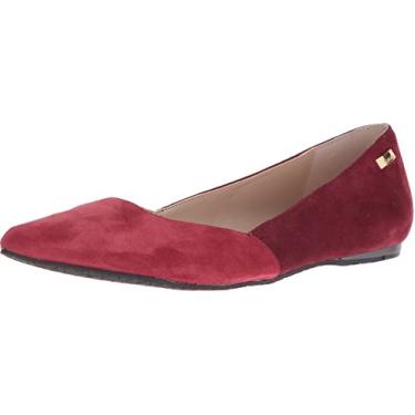 Imagem de Calvin Klein Women's Hyacinth Garnet/Cabernet Suede Flat 10 M
