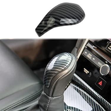 Imagem de Acabamento da tampa da cabeça de câmbio de marcha de fibra de carbono para Infiniti Q50 2018-2022 Q60 2017-2022
