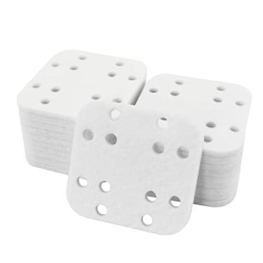 Imagem de Almofada de filtro de umidificador ITROLLE 20 peças estilo quadrado nylon branco almofada de absorção mineral de substituição almofada de descalcificação para umidificador LEVOIT LV600HH almofada de filtro mineral