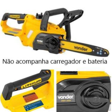 Imagem de Motosserra Bateria Intercambiável 18V S/ Bateria 1833 Vonder