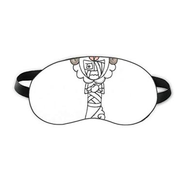 Imagem de Egito Múmia Hórus Chapéu de Ovelha Sono Escudo de Olho Escudo Suave Noite Venda