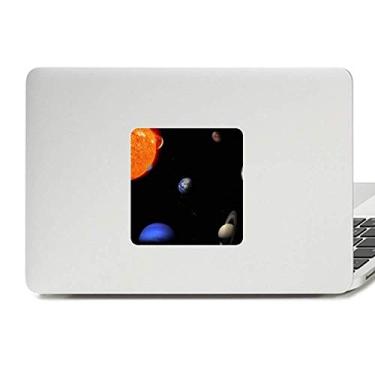 Imagem de Planeta Vermelho Azul Escuro Céu Noite Decalque Vinil Paster Laptop Decoração PC