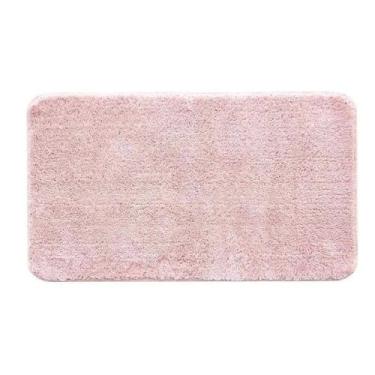 Imagem de Tapete Liso Linha Vip Pêlo Baixo Antiderrapante - Jolitex - Rosê - 100x140cm