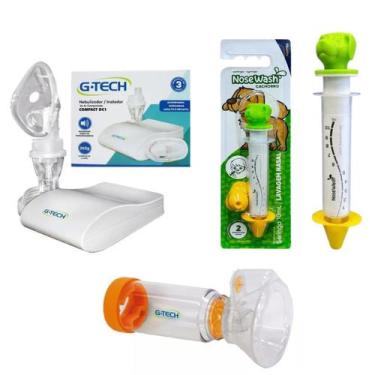 Imagem de Espaçador Seringa lavagem nasal e Nebulizador Dc1 Cachorro - g-tech