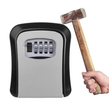 Imagem de Cofre Caixa Guarda Chave Com Senha Segredo Parede Airbnb Top