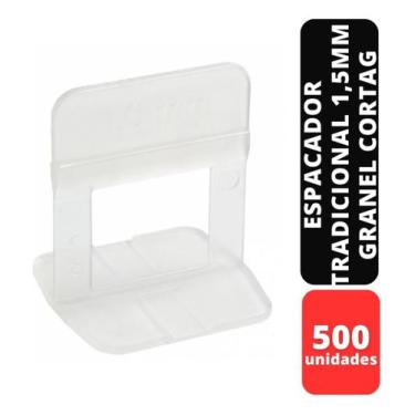 Imagem de Kit C/500 Espacador Tradicional 1,5mm Granel Cortag