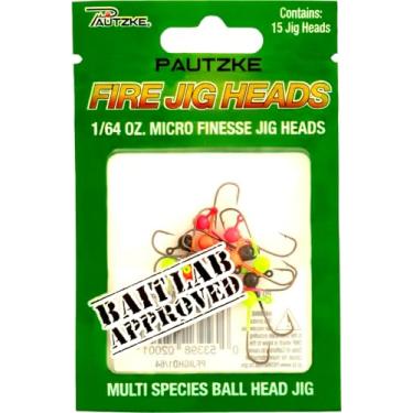 Imagem de Fire Jig Heads, multicoloridas, micro apresentação, para peixinhos de fogo, insetos de fogo, isca de fogo à deriva, bolas de fogo, ovos de salmão, isca de truta, disponível em 1/3,515.3 g, 1/907.2 g