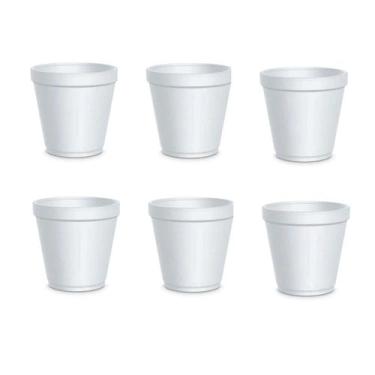 Imagem de Kit 700 Copos Isopor 120ml termico P/ Café Sopa Chá sorvete - Genérica