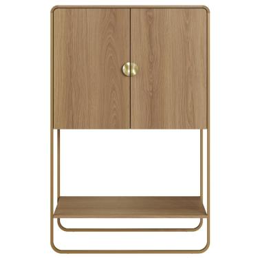 Imagem de Balcao Cafe Bar Organico 2 Portas 90 Cm 28069 Artesano Hanover Dourado