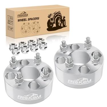 Imagem de Frokom Espaçadores de roda 4 x 100, espaçadores de roda de 5 cm com pinos de 1/2 "x 20 mm apto para EZGO EZ GO Golf Cart Club Car ATV-2 Pack