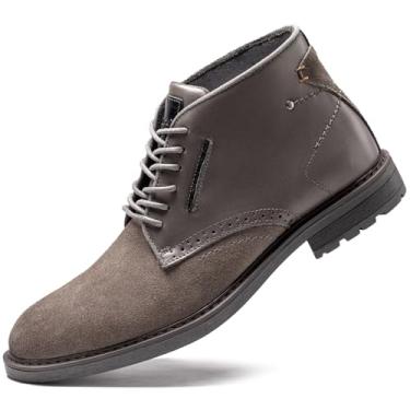 Imagem de Arkbird Chukka Botas modernas e confortáveis, casuais, Oxfords Bota com cadarço no tornozelo, Cinza ardósia -18012, 45