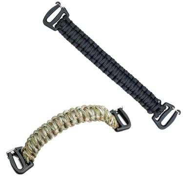 Imagem de DraCra Pacote com 2 alças de substituição táticas Molle Admin Pouch com ganchos duplos Magnéticos para Academia Bolsa Tática EDC Bolsa Militar para Garrafa de Água Molle Suporte de Garrafa de Água