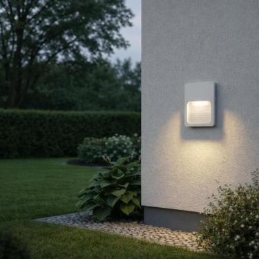 Imagem de Balizador Sobrepor Led Fit Slim 2w Bivolt Parede Escada Muro Preto - O