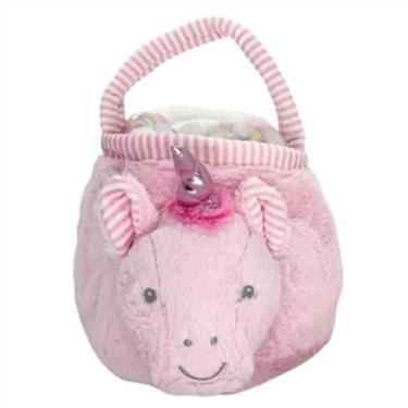 Imagem de Manta Infantil Feminina Corttex Le Petit com Bolsinha 0700, CINZA, Ros