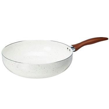 Imagem de Frigideira Wok Antiaderente Brinox 28Cm Granada Indução 3,4L