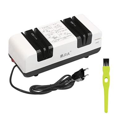 Imagem de Tingpai ador de facas elétrico profissional adores de corte automáticos multifuncionais com chanfros crus e finos de 15 g us pa facas retas serrilhadas Tesou s Moedor de cortador de cozinha com 3