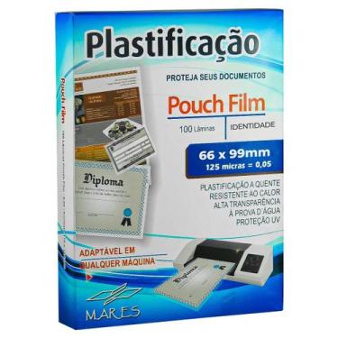 Imagem de Polaseal Plástico para plastificação 0,05 CPF 66x99 100un - Mares
