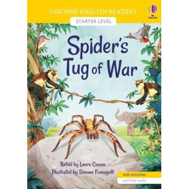 Imagem de Spider's Tug Of War - Usborne English Readers - Level Starter - Book W