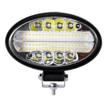 Imagem de Farol Milha Auxiliar 48led 144w 9v36v Oval Offroad 6500k - Briwax