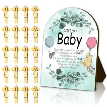 Imagem de Decorações reveladoras de gênero Ursinho Pooh - Jogos de chá de bebê Pooh Artigos de aniversário Decorações de festa para meninos e meninas para revelação de gênero lembrancinha de festa