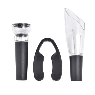 Imagem de Kit Vinho com 3 Peças Kenya Preto