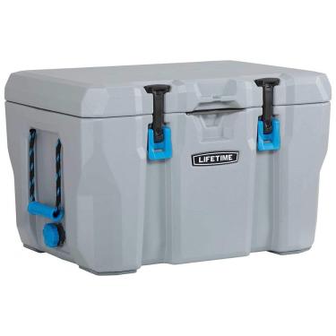 Imagem de Cooler Caixa Térmica Portátil 55 Litros com Porta Copos, LIFETIME 90820, Cinza
