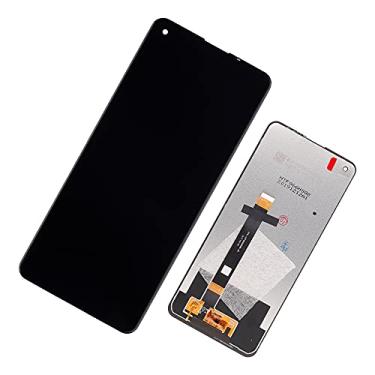 Imagem de Duotipa Tela LCD compatível com LG K51 K500 LM-K500UM LM-K500UM3 LM-K500MM LM-K500QM Tela LCD sensível ao toque de 6,5 polegadas com moldura + ferramentas