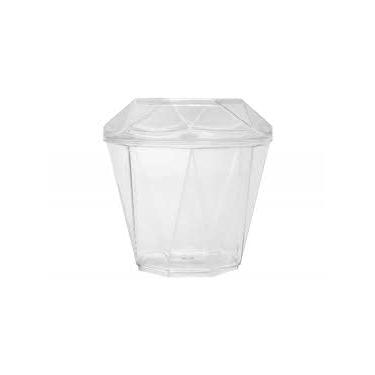 Imagem de Copo Pic Cristal Diamante Com Tampa 180ml Com 10 Plastilânia