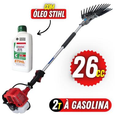 Imagem de Derriçador Profissional Para Cafeicultura Nakashi Com Motor Mitsubishi TU26 26cc Braço...