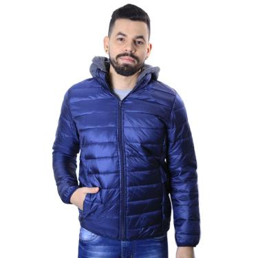 Imagem de Jaqueta Masculina Agricio com Capuz de Moletom Removível-Masculino