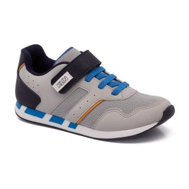 Imagem de Tênis Infantil Menino Klin Walk Gelo/Índigo/Azul-Masculino