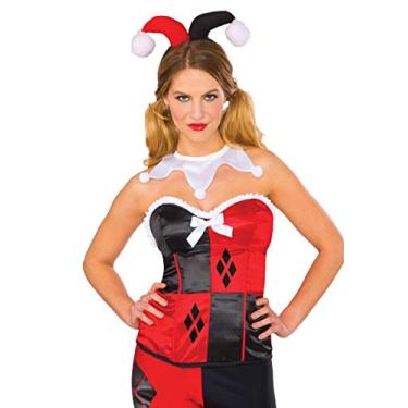 Imagem de Rubie's DC Superheroes Harley Quinn Espartilho adulto, Conforme mostrado., Medium/Large