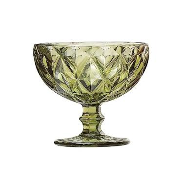 Imagem de Taça Coquetel Diamante Verde de Vidro 310ml 6 unidades