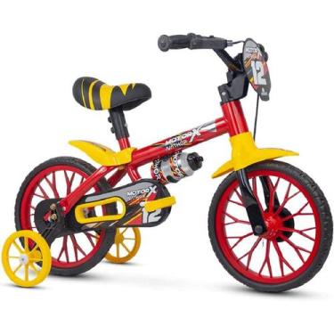 Imagem de Bicicleta Infantil Aro 12 Com Rodinhas De Treinamento Motor X- Nathor