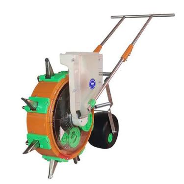 Imagem de Rock88 Semeadora manual amendoim milho soja plantador fino automático pequeno sob demanda milho soja amendoim material medicinal, laranja, 12 bocas
